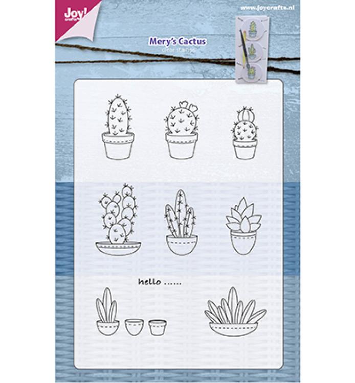 JoyCrafts Clear Stamps Mery's Cactus #6410/0445