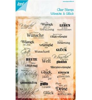 Joy!Crafts Clearstamp Wünsche & Glück