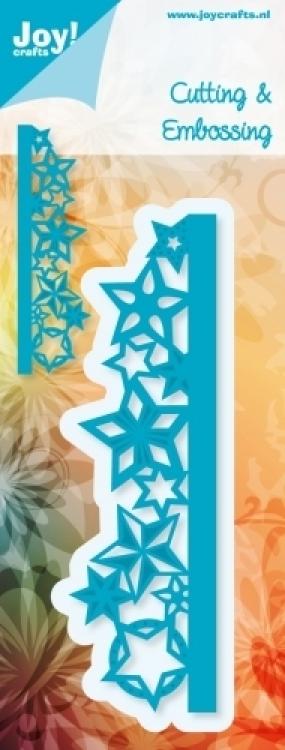 Joy Crafts Stanzschablone Edge with Stars #6002/0397