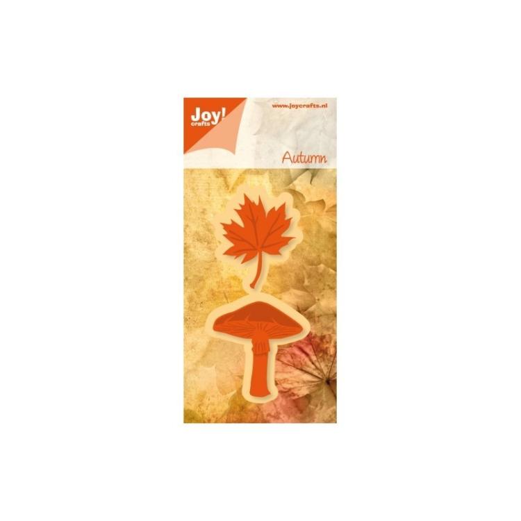 Joy Crafts Stanzschablone Pilz und Ahornblatt #6002/0333