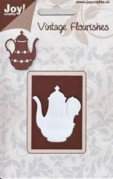 Joy Crafts Vintage Flourish Tea Pot #0020