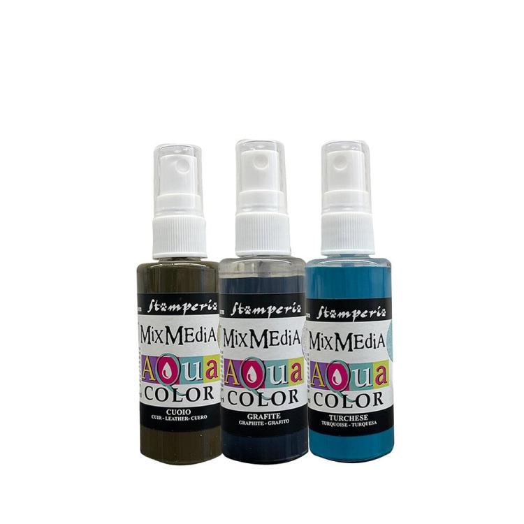 KAQXAE Stamperia Alterego Aquacolor Paint Kit (3pcs)