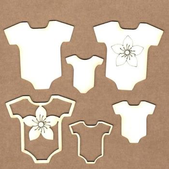 KORA Projects Chipboard Girl Onesie #2058