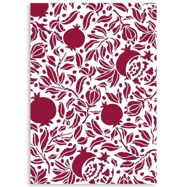 Stamperia Stencil Casa Granada Pomegranades Texture KSG481