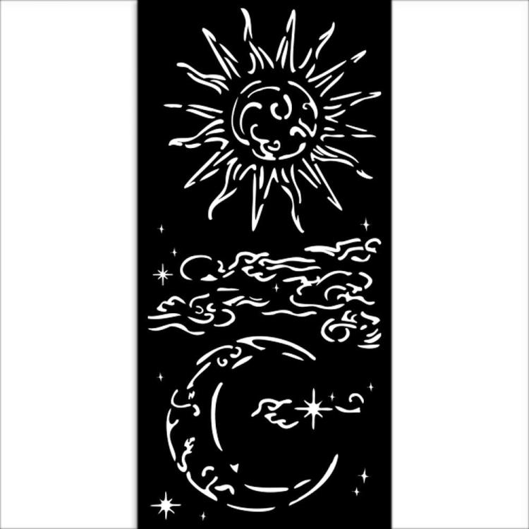 KSTDL112 Stamperia Masquerade Stencil Sun & Moon