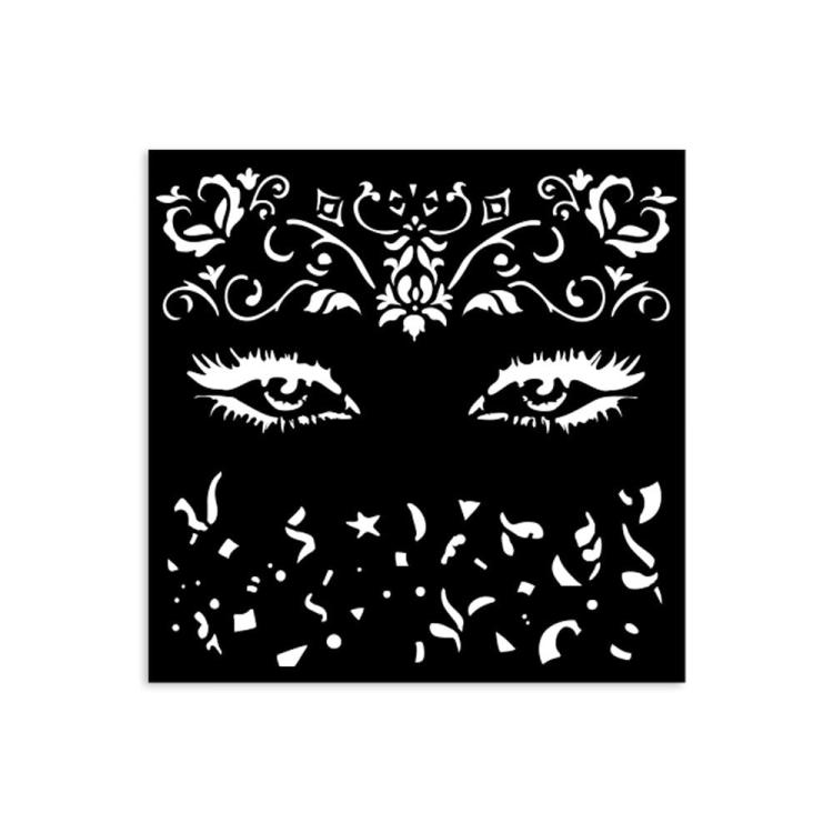 KSTDS12 Stamperia Masquerade Stencil Eyes