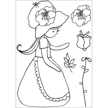 Kaisercraft Clear Stamp Set Lil´Primrose Garden Party