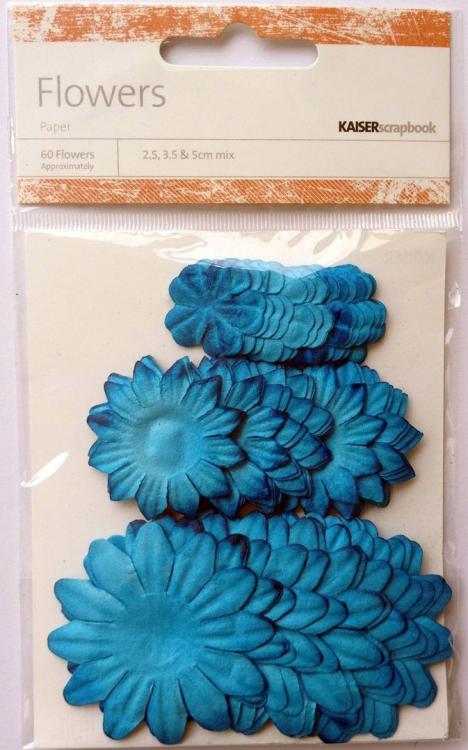 Kaisercraft Paper Flowers Mixed Lagoon