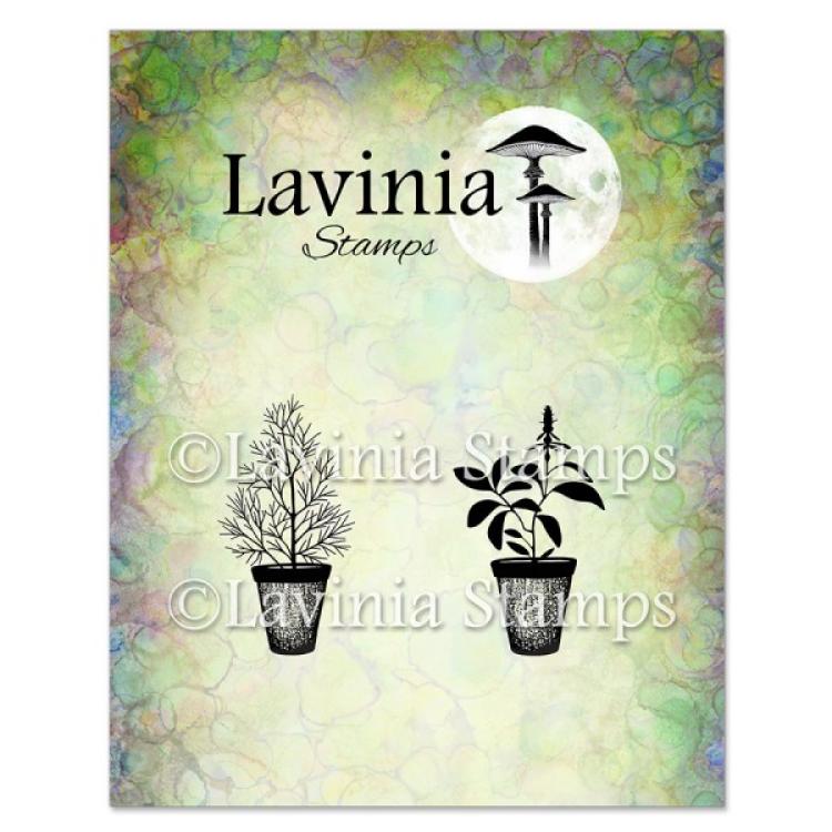 LAV939 Lavinia Stamp Dill & Sage Pots