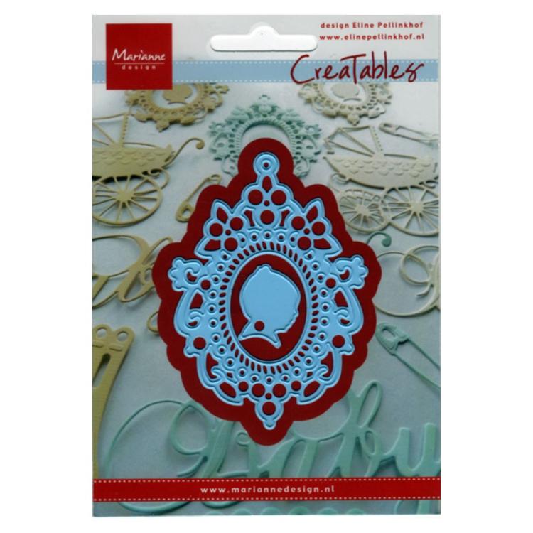 Marianne Design - CreaTables Eline's Baby Silhouette & Frame