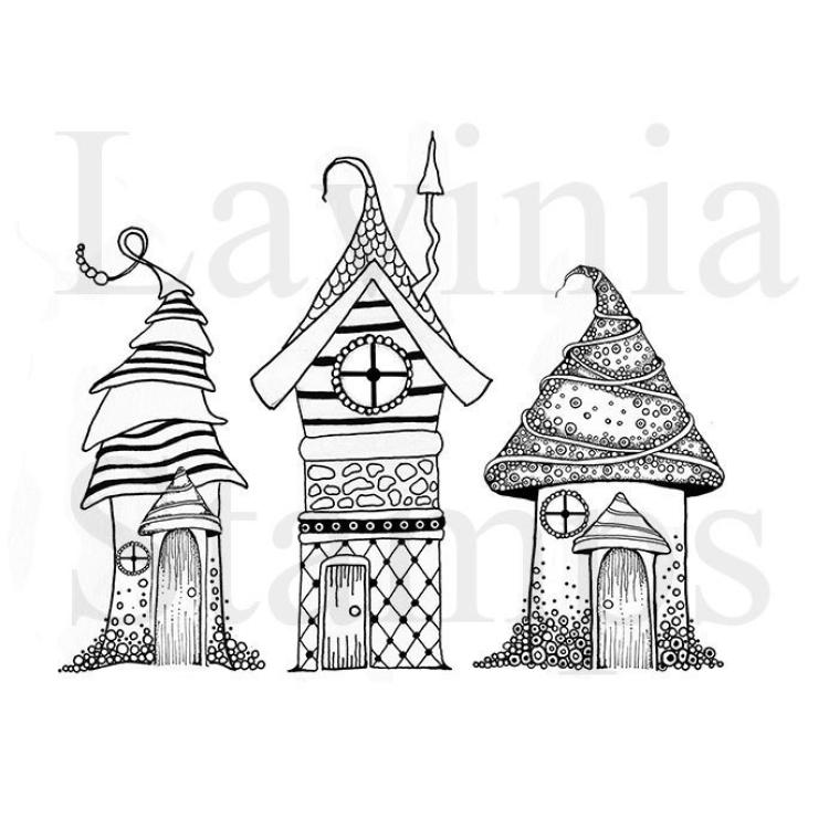 Lavinia Stamps Zen Houses LAV326