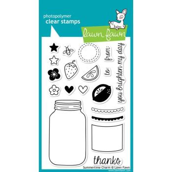 Lawn Fawn Clear Stamps  Summertime Charm #LF449