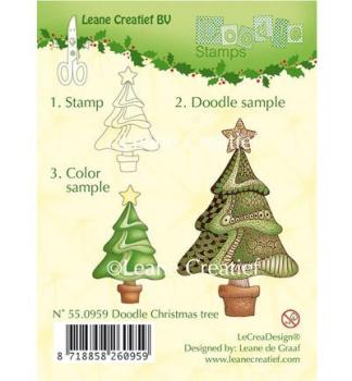 Leane Creatief Doodle Stamp Santa