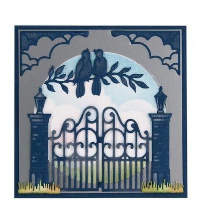 Leane Creatief Garden gate Clear Stamp Combi #55.3110