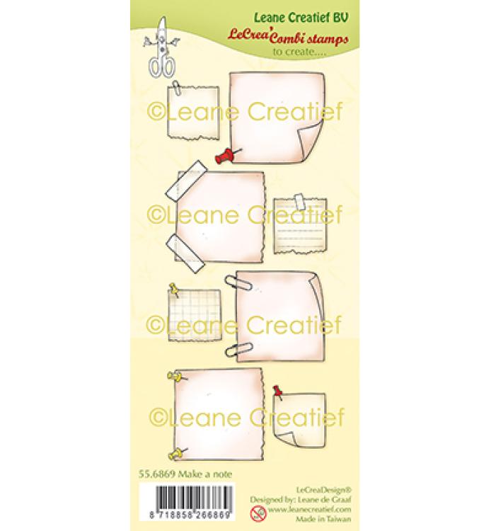 Leane Creatief Stamps Make a Note 55.6869