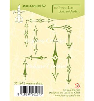 Leane Creatief Stempel Arrows Sharp