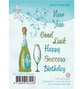 Leane Creatief Stempel Celebrate