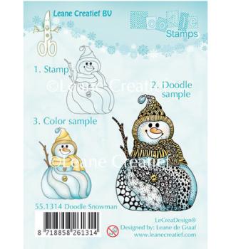 Leane Creatief Stempel Doodle Snowman