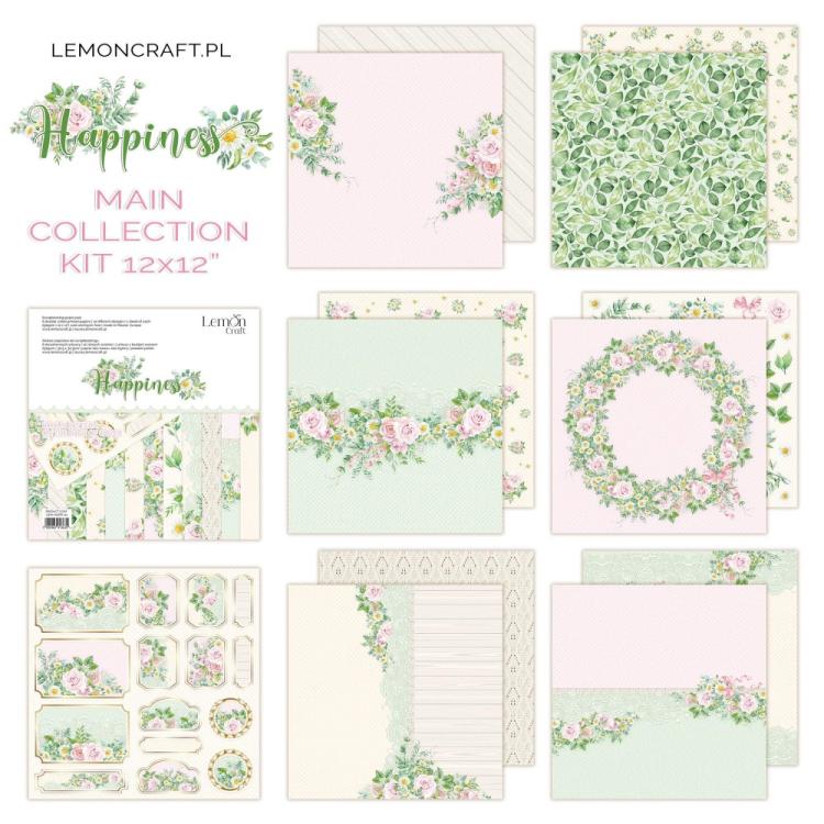 Lemon Craft 12x12 Paper Pack Happiness