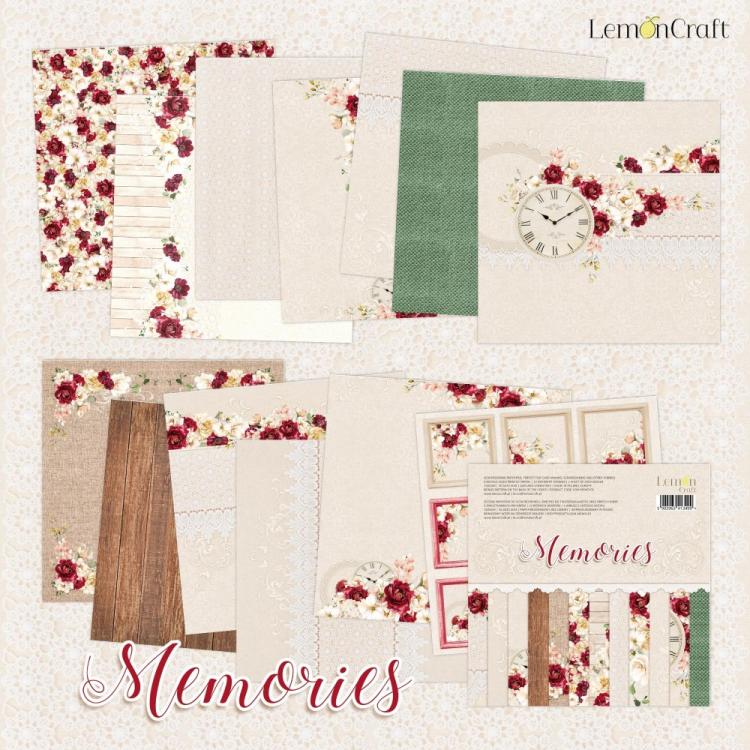 Lemon Craft 12x12 Paper Pack Memories