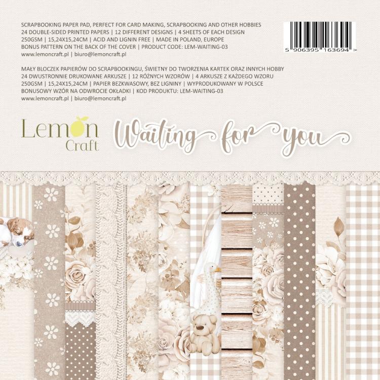 LemonCraft Waiting for you 6x6 Paper Pad