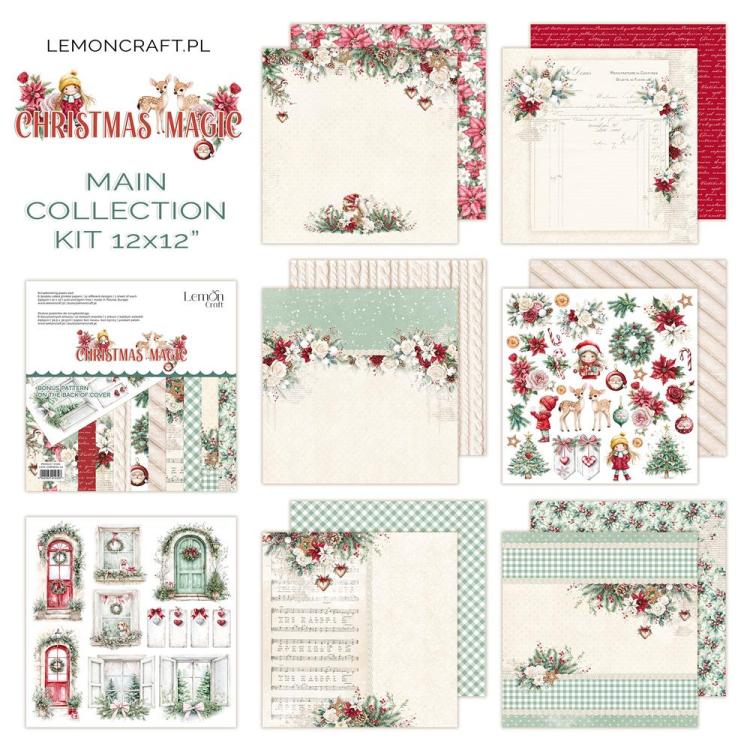 LemonCraft Christmas Magic 12x12 Paper Pack