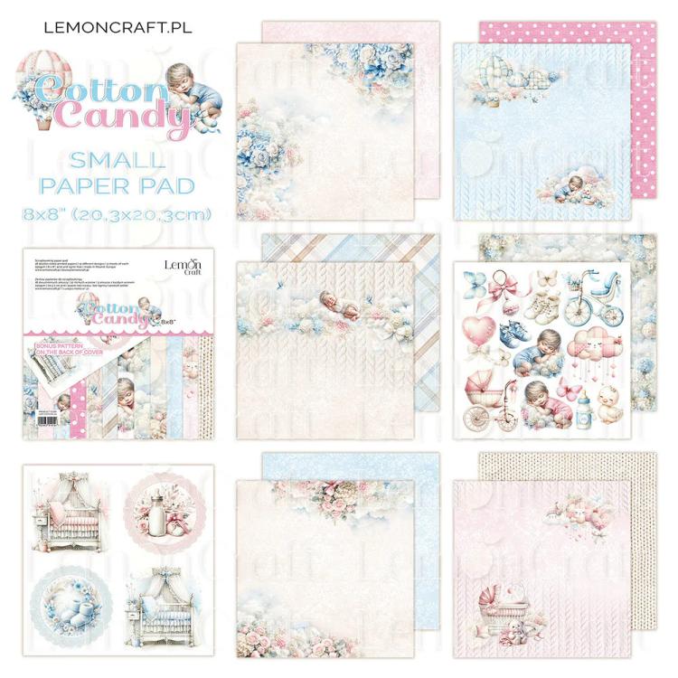 LemonCraft Cotton Candy 8x8 Paper Pad