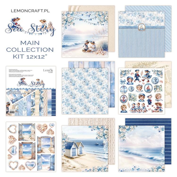 LemonCraft Sea Story 12x12 Paper Pack