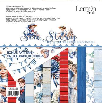 LemonCraft Sea Story 8x8 Paper Pad Element & Basic