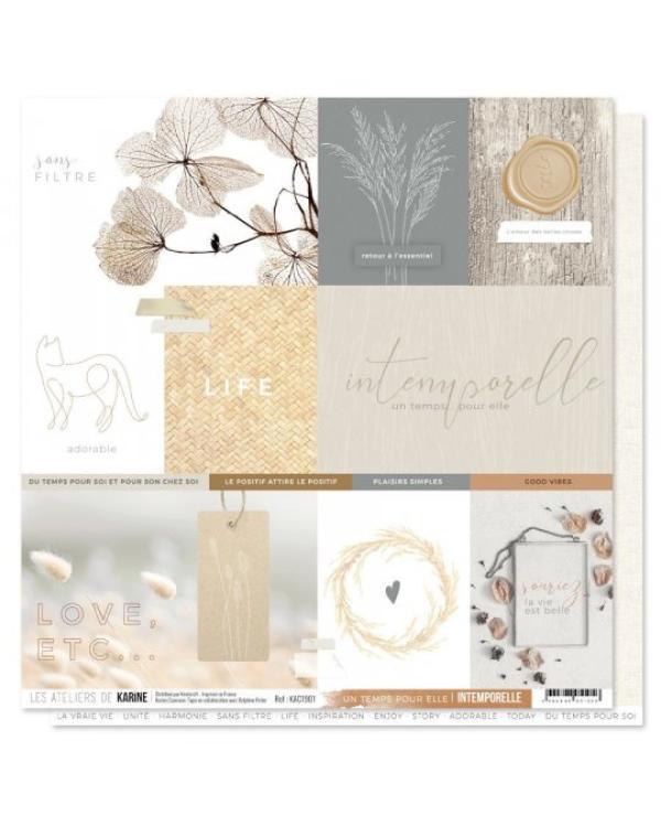 Les Ateliers de Karine 12x12 Intemporelle Paper Pack