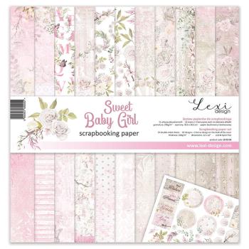 Lexi Design 12x12 Paper Pack Sweet Baby Girl