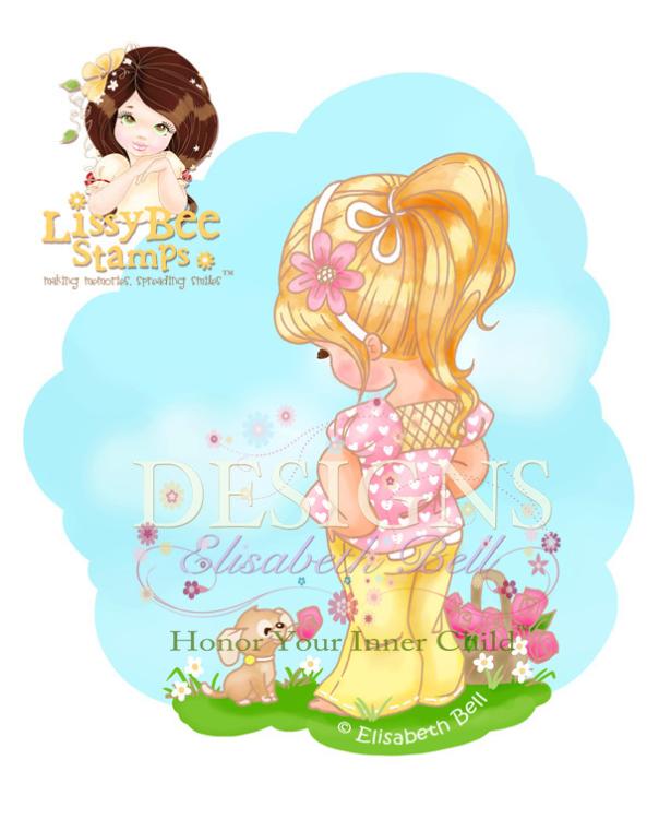 SALE LissyBee Stamp  Little Lulu