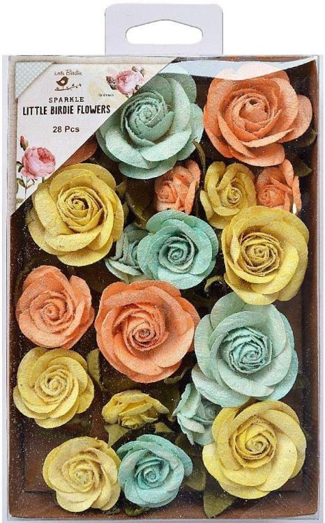 Little Birdie Handmade Flowers Fiona Pastel Palette