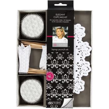 Little Venice Cake Elegant Cupcake Kit White