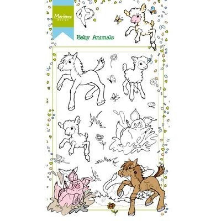 MD Clear Stamp Hetty's Baby Animals