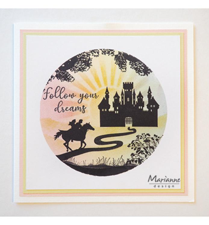 MD Clear Stamp Silhouette Fairytales #1020