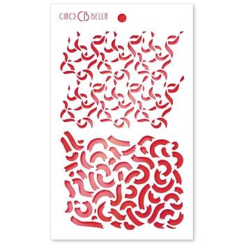 Ciao Bella Stencil Ribbons MS027