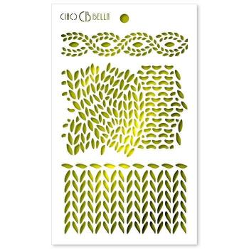 Ciao Bella Stencil Knitting MS045