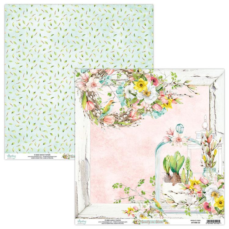 Mintay 12x12 Paper Pad Beauty in Bloom_eingestellt