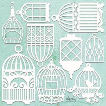 Mintay Chippies Decor Birdcages Set #D20