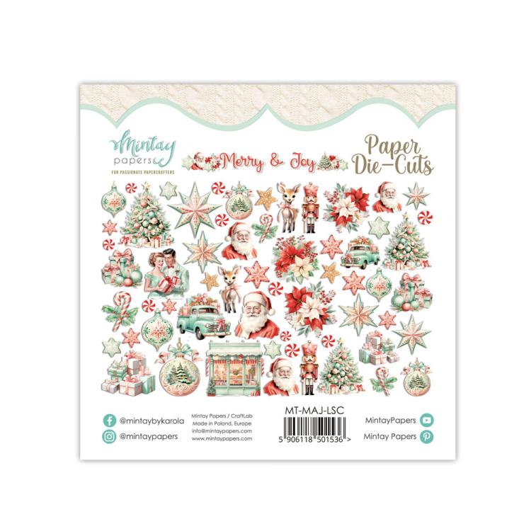 Mintay Papers Merry & Joy Die-Cuts