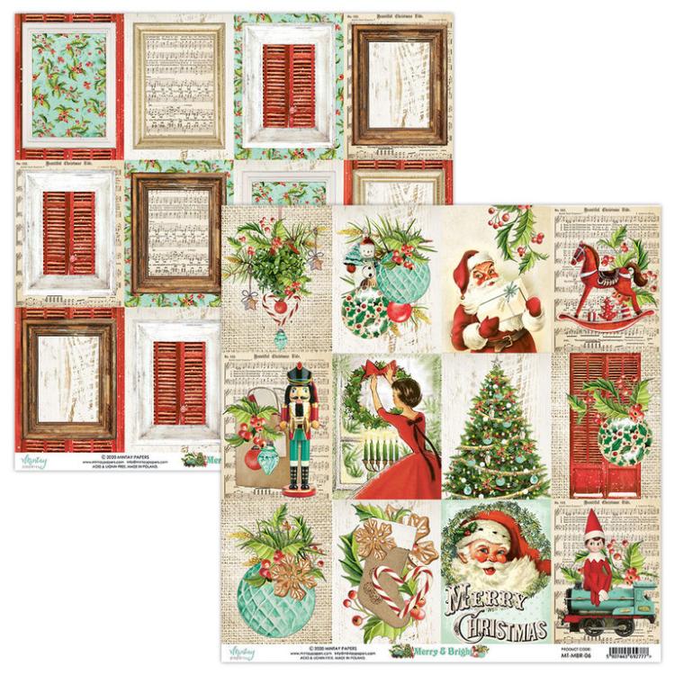 Mintay 12x12 Paper Pad Merry & Bright_eingestellt