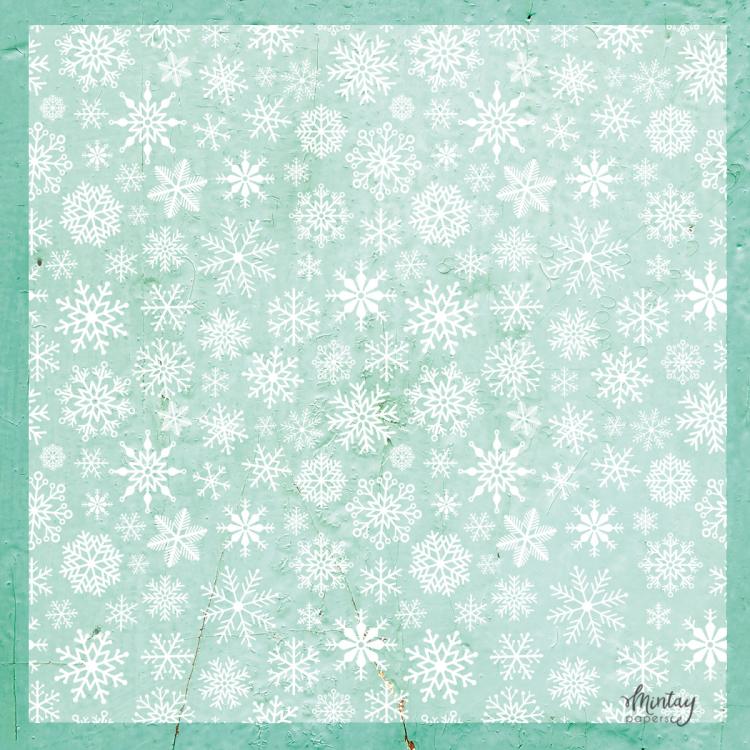 Mintay Papers 12x12 Decorative Vellum Snowflakes #08