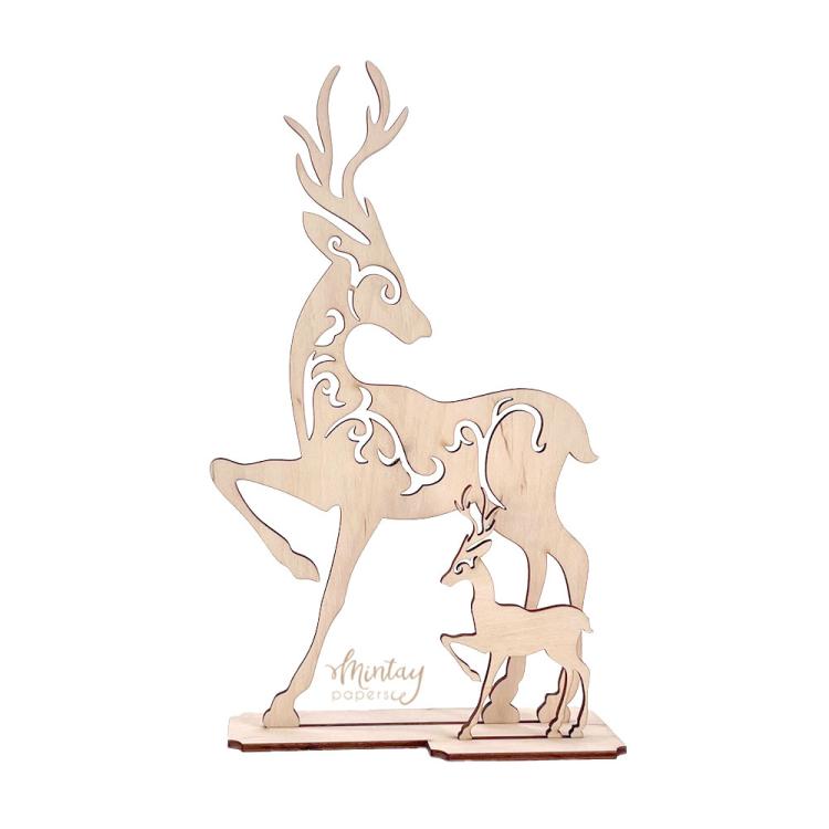 Mintay Woodies Decor Reindeers