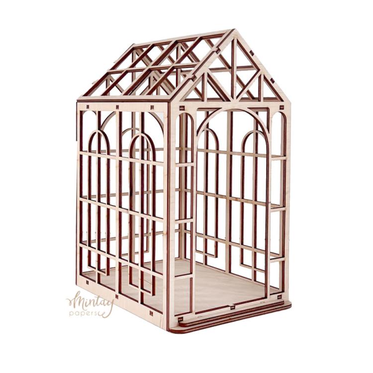 Mintay Woodies Decor Greenhouse