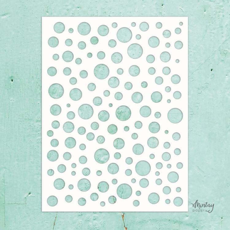 Mintay Kreativa 6x8 Stencil Bubbles #37