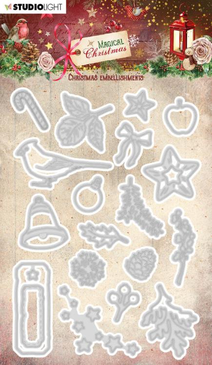 Studio Light Magical Christmas Cutting Die Christmas Embellishments #692