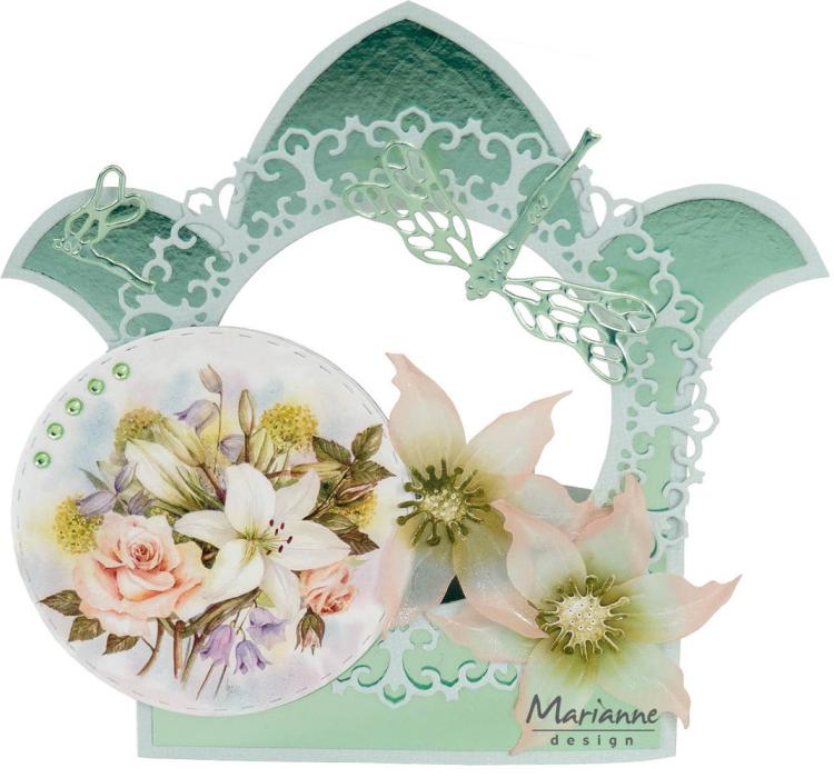 Marianne Design A4 Bogen Circles Spring MB0208