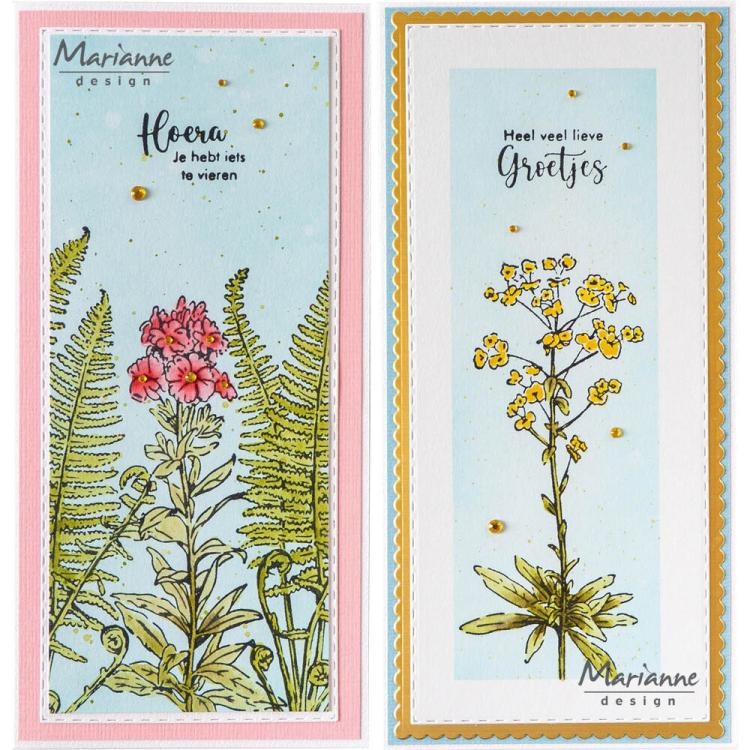 Marianne Design Clear Stamp Borders Tiny's Euphorbia TC0914