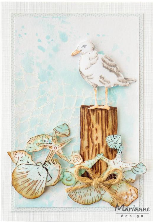 Marianne Design Clear Stamp Tiny's Art Seashells TC0910